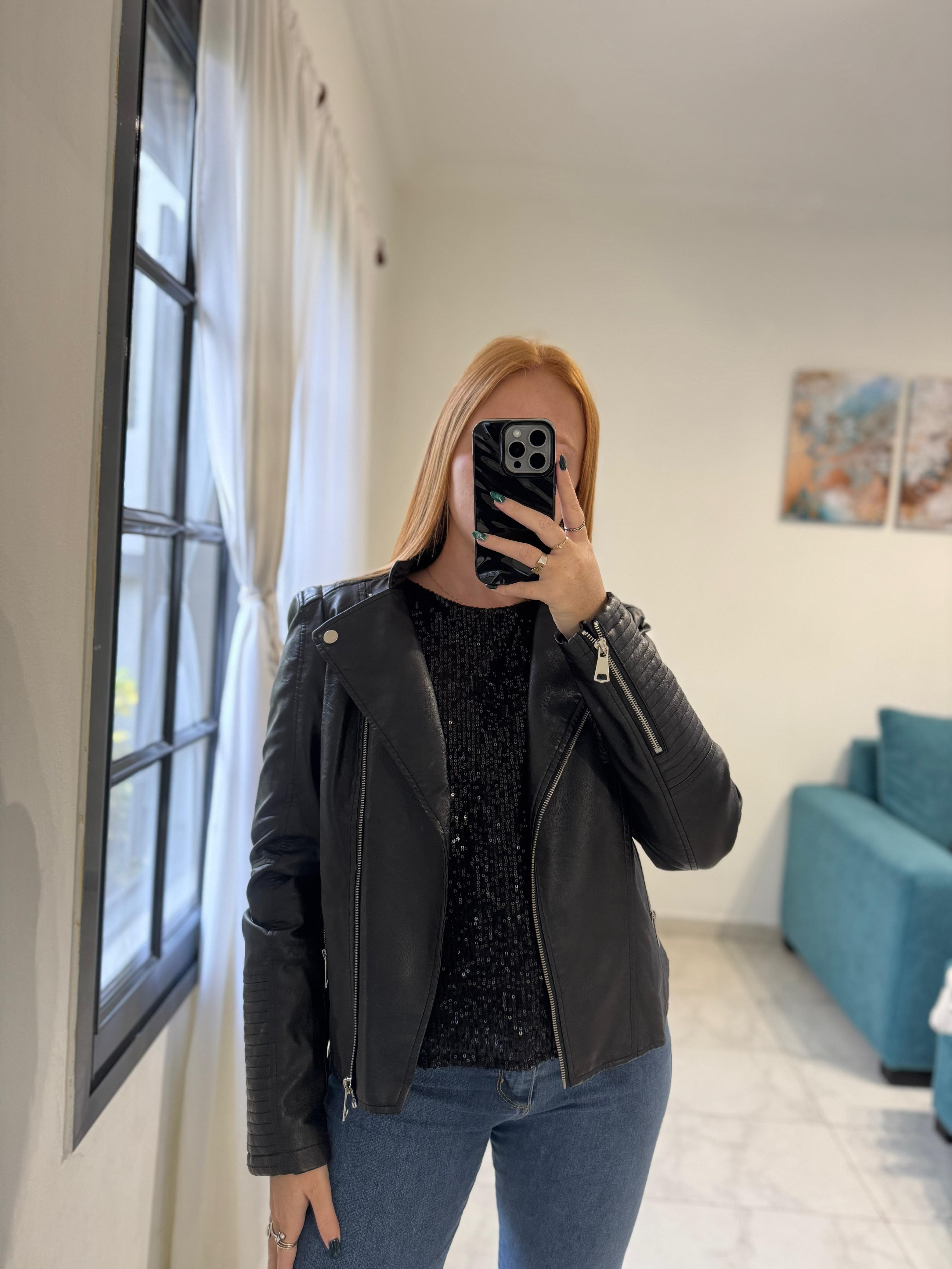 Campera cuero
